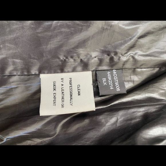 Kenneth Cole Black Leather Jacket - Picture 3 of 14